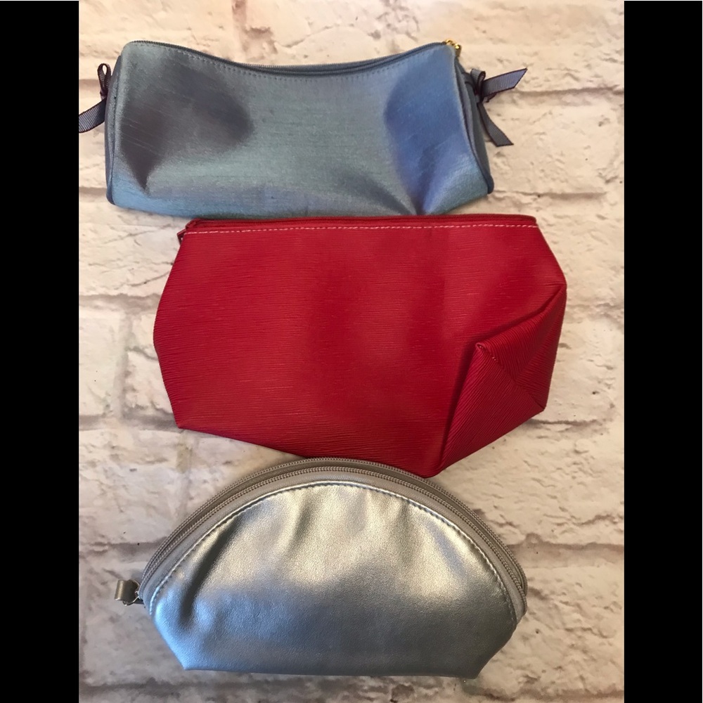 Cosmetic bags set of 3